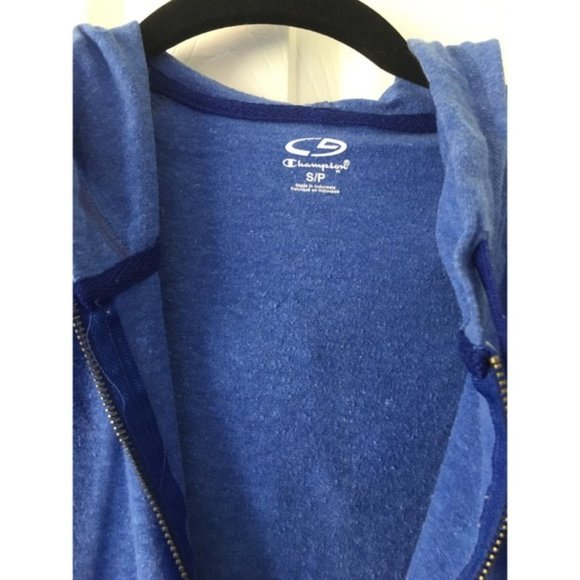 Champion Slim Fit Blue Zip Hoodie - Picture 3 of 5